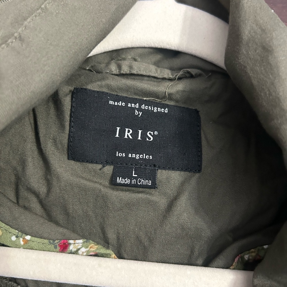 Women's Green Utility Jacket - Picture 2 of 4